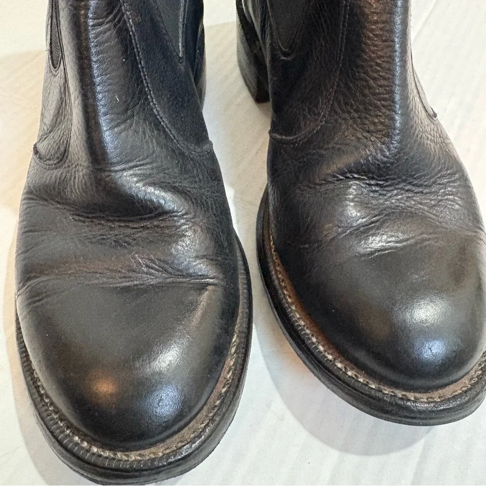 Boulet Chelsea Boots Made in Canada Women’s Size 7 Men’s Size 5.5 C Pebbled Flat